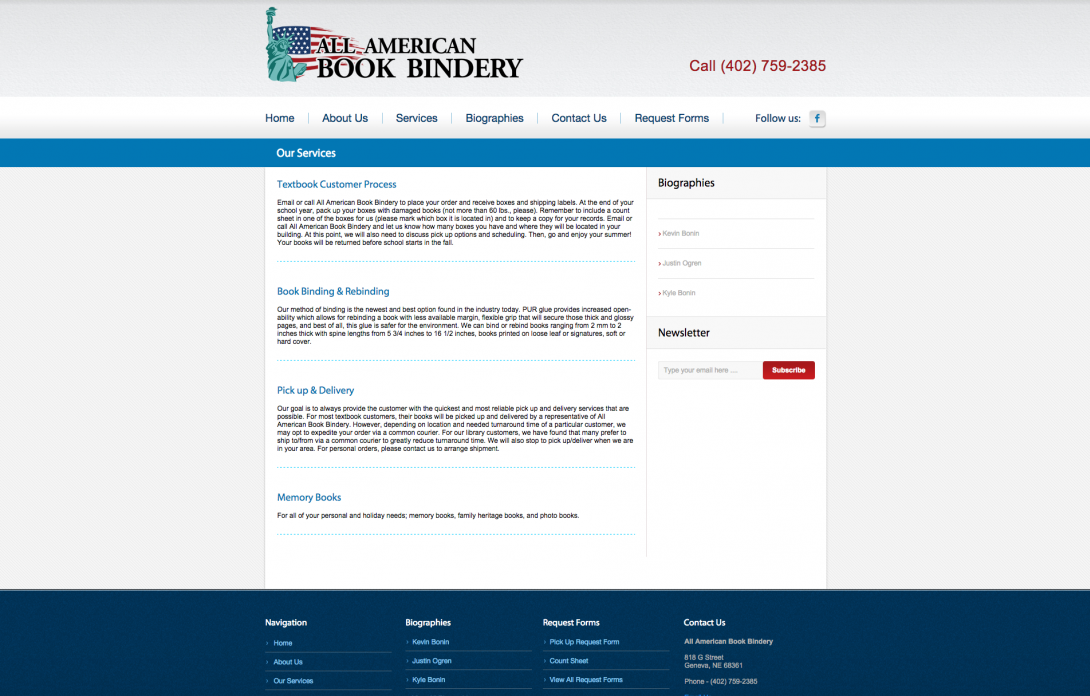 All American Book Bindery, Inc. - 1