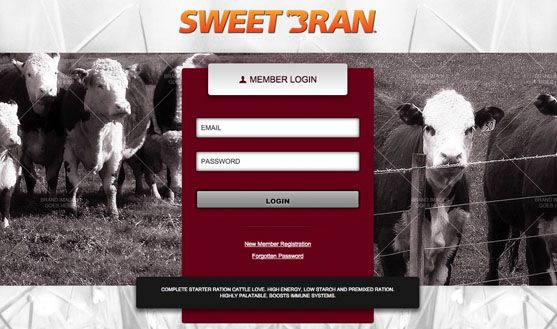 Cargill SWEETBRAN Customer Portal - 1