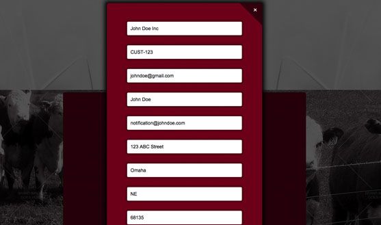 Cargill SWEETBRAN Customer Portal - 4