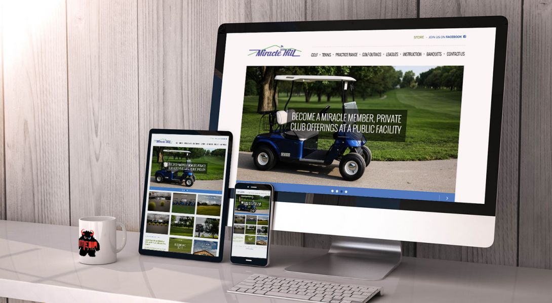 Miracle Hill Golf + Tennis Center - Mobile Site Design - 2